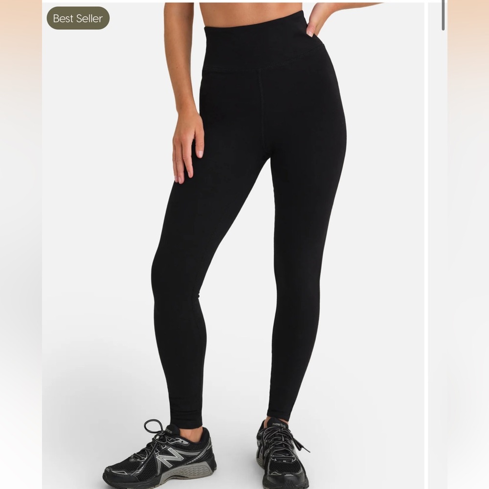 MATE THE LABEL Organic Black Full-Length Leggings - Picture 3 of 3